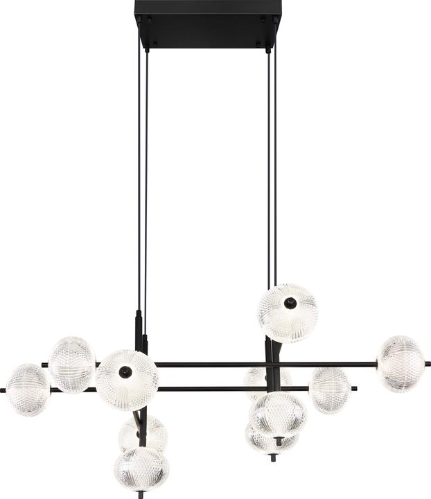 Produktbild Globo Hängeleuchte Metall Schwarz Matt, 1xled