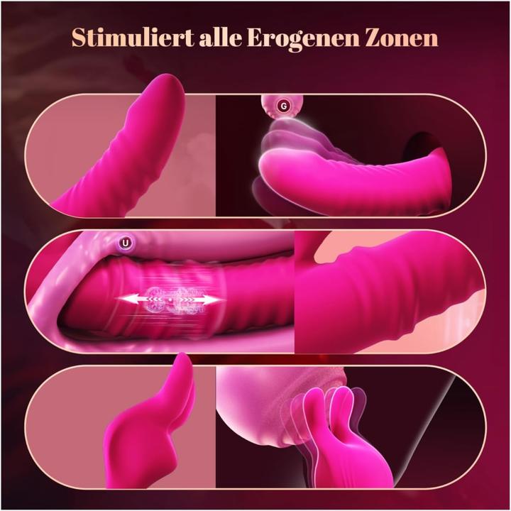 Produktbild Texidiy Vibrator mit 3 Stoss- und 10 Vibrationsmodi