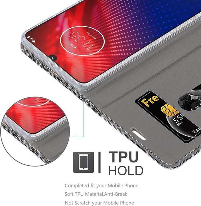 Actual product image Cadorabo Book Jeans Optics Cover (Motorola Moto Z4)