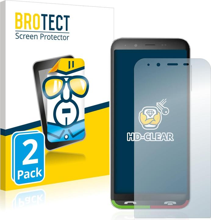 Actual product image BROTECT Screen Protector Clear (2 Piece, Emporia SUPEReasy)