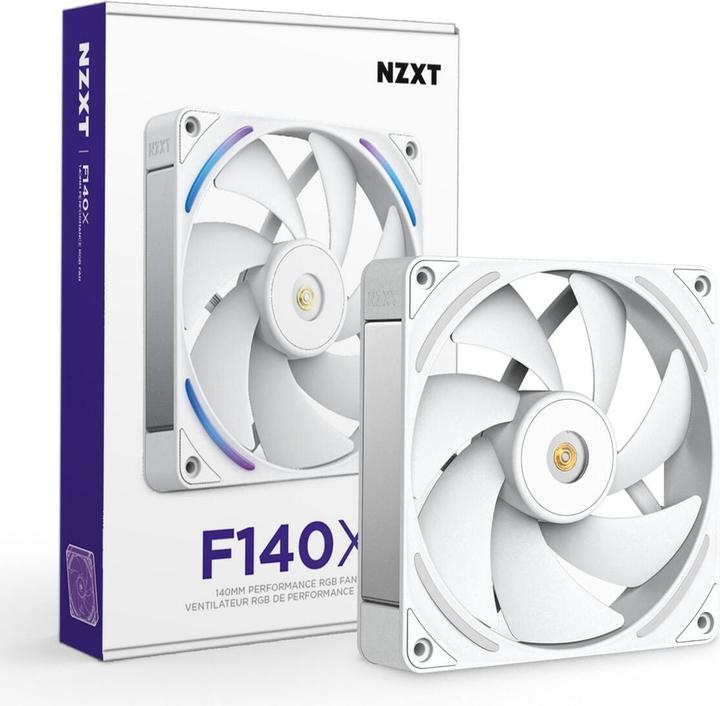 Image du produit NZXT F140X Performance RGB White (140 mm, 1x)
