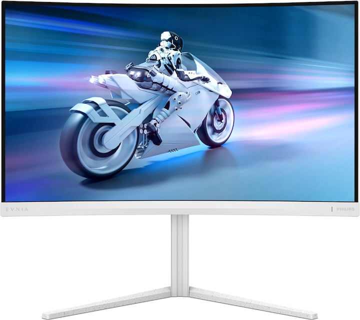 Philips Evnia 27M2C5501 - 27 inch QHD Curved Gaming Monitor, white (2560 x 1440 pixels, 27")