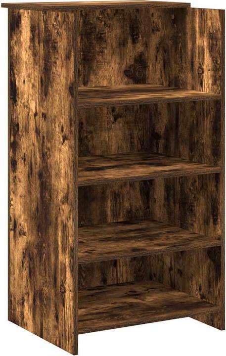 Actual product image vidaXL Reception counter smoked oak 55x50x103.5 cm wood-based reception counter