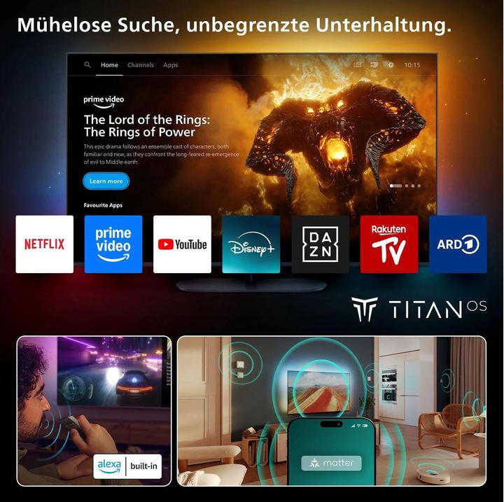 Actual product image Philips 43PUS9000/12 (43", PUS9000, QLED, 4K, 2025)
