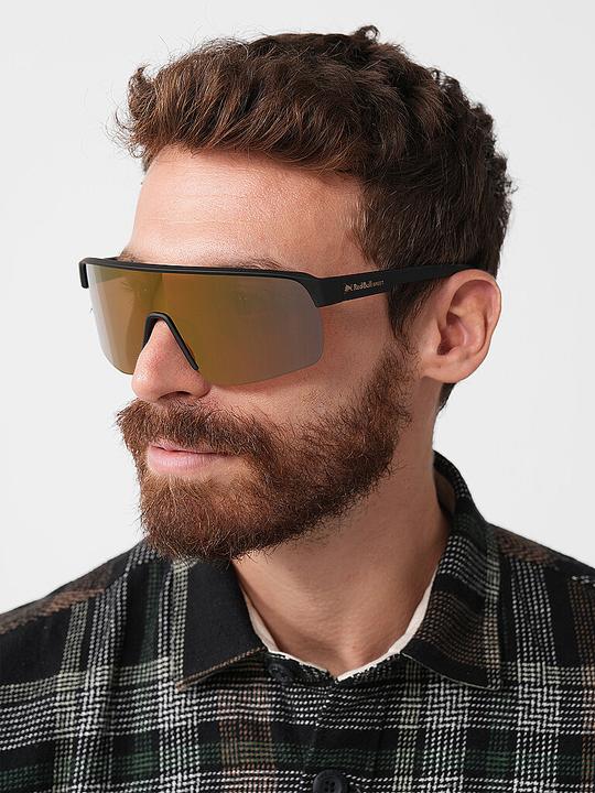 Produktbild Red Bull Spect Dakota Mirror Cat 3 (VLT 13%) (Schwarz, Gold Mirror, Smoke w Silver)