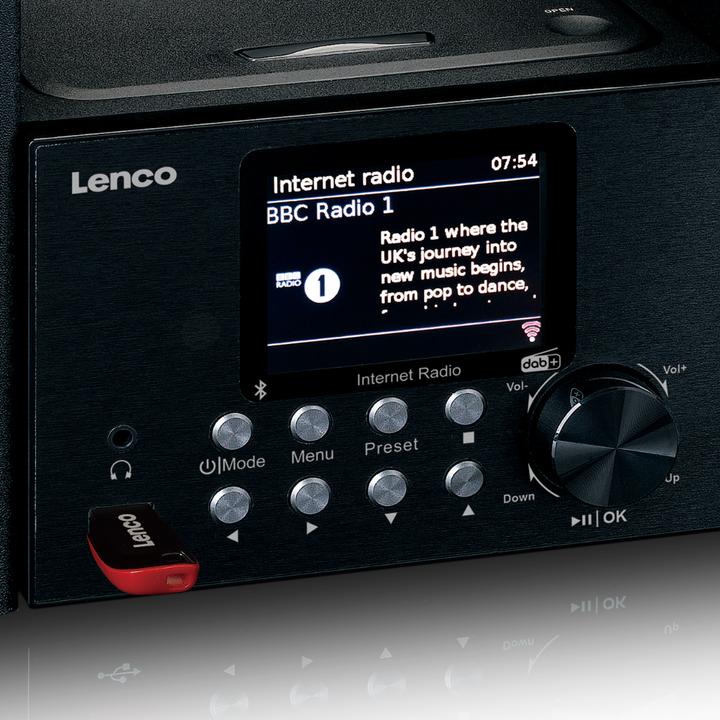 Actual product image Lenco MC-250 (Bluetooth, 1x 12 W)