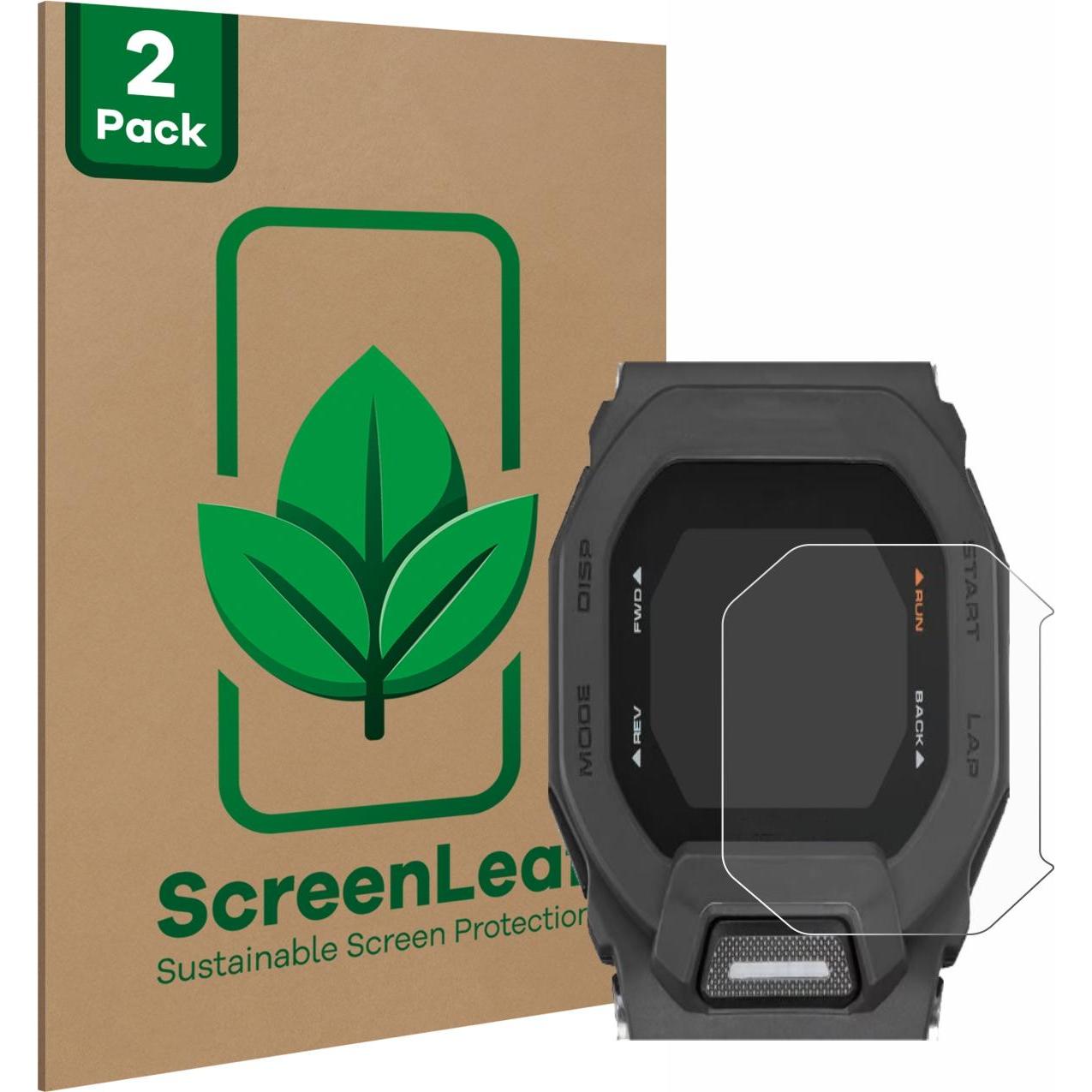 Thumbnail - ScreenLeaf Schutzfolie nachhaltiger Displayschutz Displayschutzfolie Folie Klar Transparent, Smartwatch Schutzfolie, Tra...