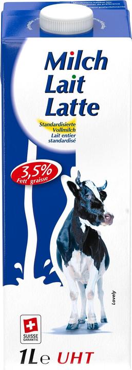 Produktbild Lovely UHT Vollmilch 3.5% UHT 6 x 1 l (6 x 100 cl)
