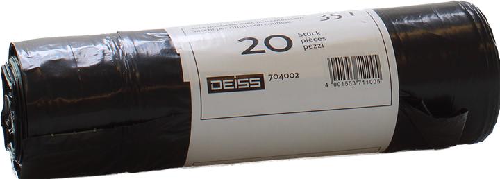 Produktbild Deiss Kehrichtsäcke mit Zugband Recycling-LDPE ohne OKS (10 x, 110 l)