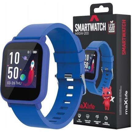 Actual product image Maxlife smartwatch Kids MXSW-200 blue