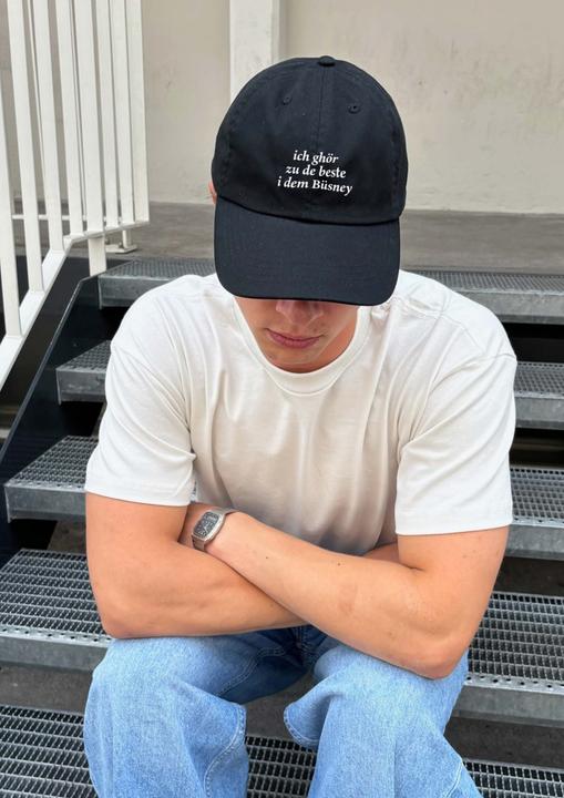 Produktbild Plakativ «Büsney» Cotton Cap Black