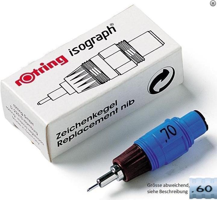 Produktbild Rotring Zeichenkegel zu Rapidograph (Schwarz)