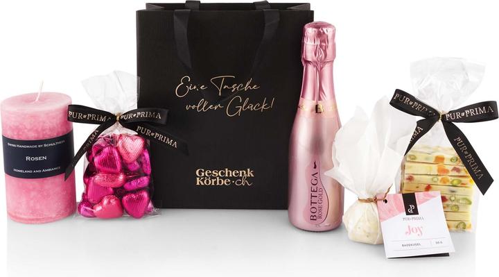 Geschenkkörbe CH Rosen Gold