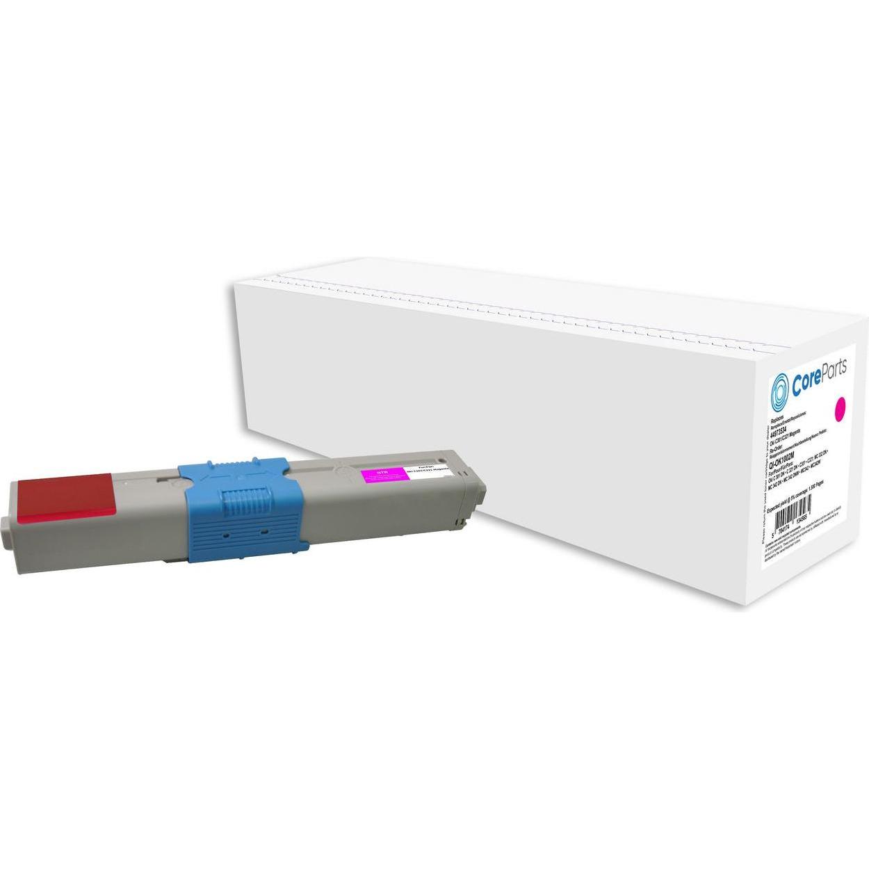CoreParts, Toner, Toner Magenta 44973534 (M)
