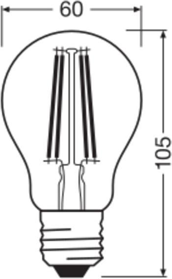 Produktbild Osram Led Retrofit Classic A (E27, 75 W, 1055 lm, 1 x, D)
