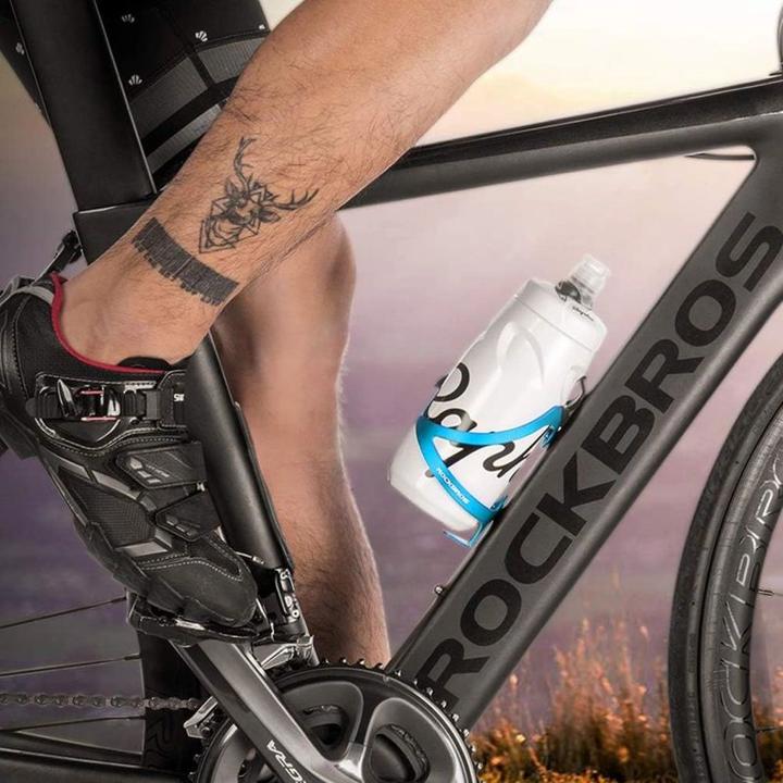 Actual product image Rockbros 2017-11ABL bicycle water bottle holder - blue