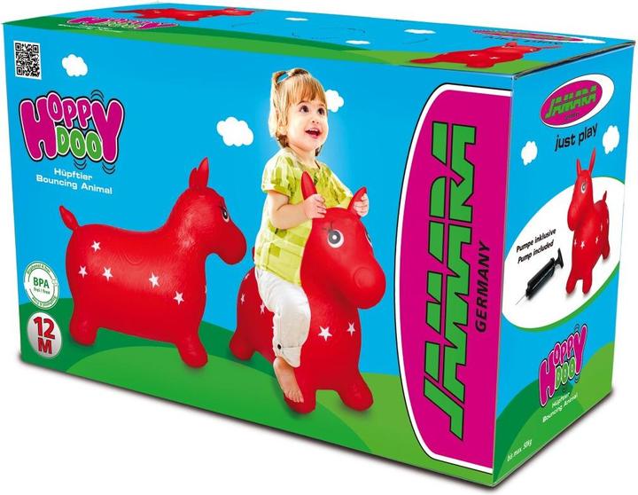 Actual product image Jamara 460317 - Animal shaped toy to sit on - Black - Red - White - 50 kg -