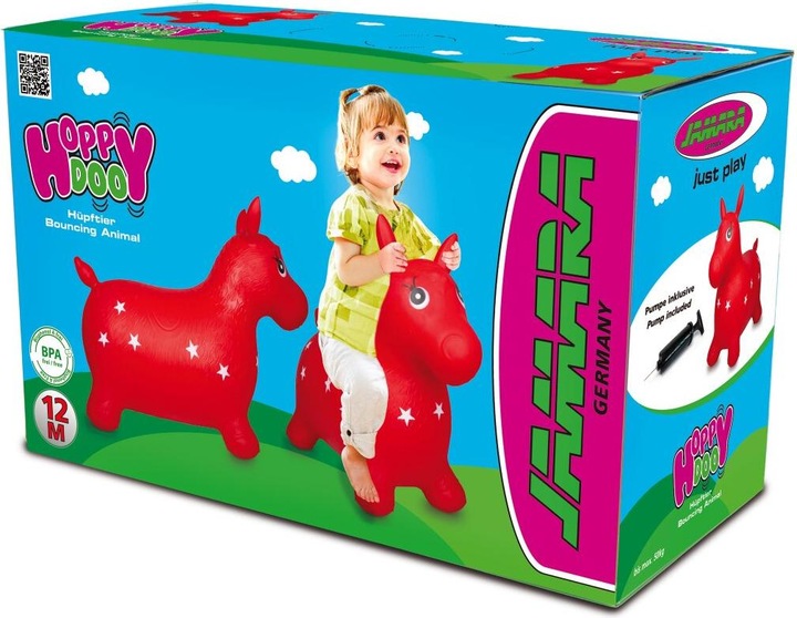 Actual product image Jamara 460317 - Animal shaped toy to sit on - Black - Red - White - 50 kg -