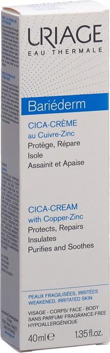 Image du produit Uriage Bariéderm Cica-Crème (Crème pour le corps, 40 ml)