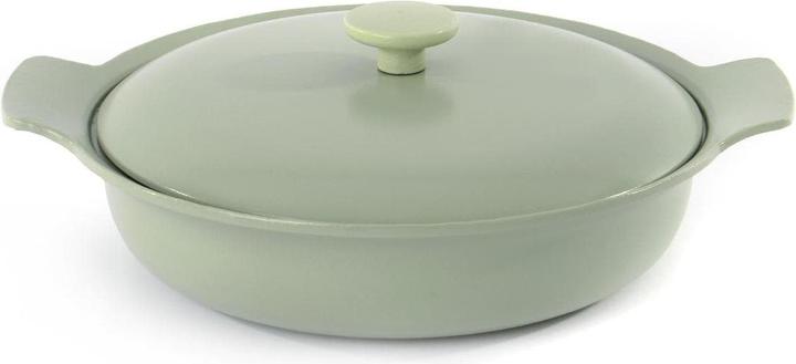 BergHoff Padella con coperchio Ron Line (28 cm, Padella per friggere, Ghisa)