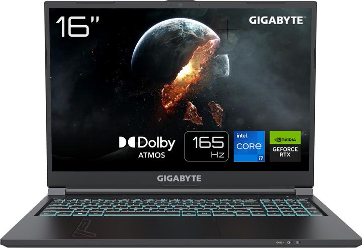 Image du produit Gigabyte G6 KF RTX 4060 (16", Intel Core i7-13700H, 16 Go, 1000 Go, DE)