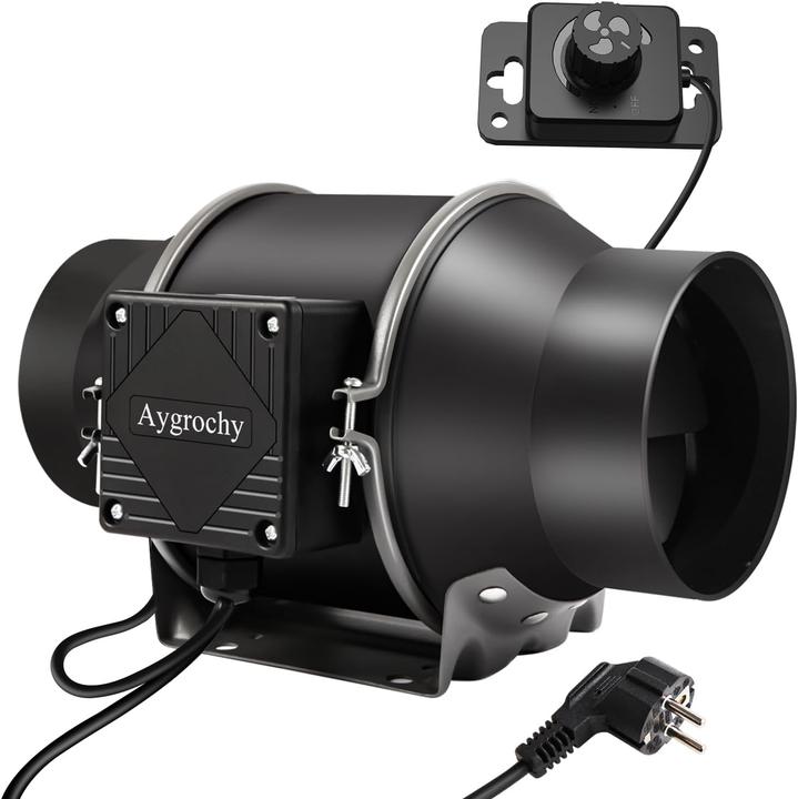 Produktbild Aygrochy Regelbar Rohrventilator 150mm (31 dB)