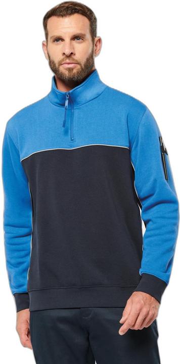 Actual product image Kariban Sweatshirt Eco-friendly zipped collar (5XL)