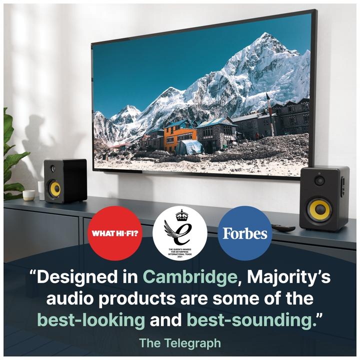 Image du produit Majority D40X Enceinte étagère active (1 paire, 70 W)