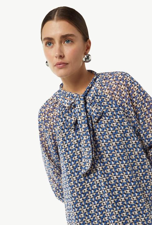 Image du produit Comma Kleid Chiffonkleid mit abnehmbarem Bindeband (36)