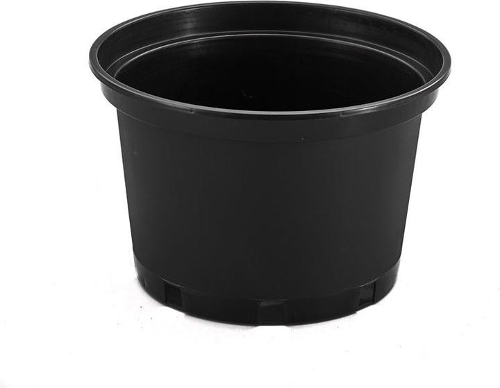 Garden Center Flowerpot JA23, plastic, Ø 22.5 cm, black (22.50 x 18 cm)