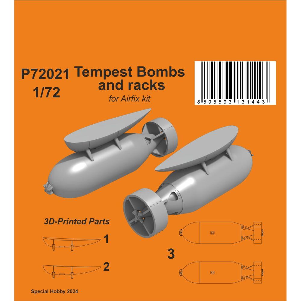 CMK Tempest Bombs (1000 Lb) and racks