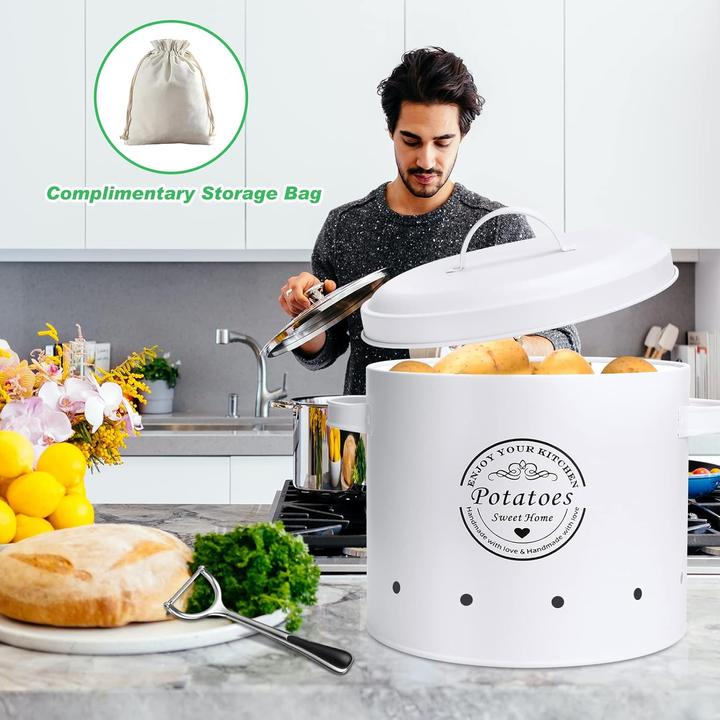 Actual product image Tavada Potato, onion and garlic storage box set