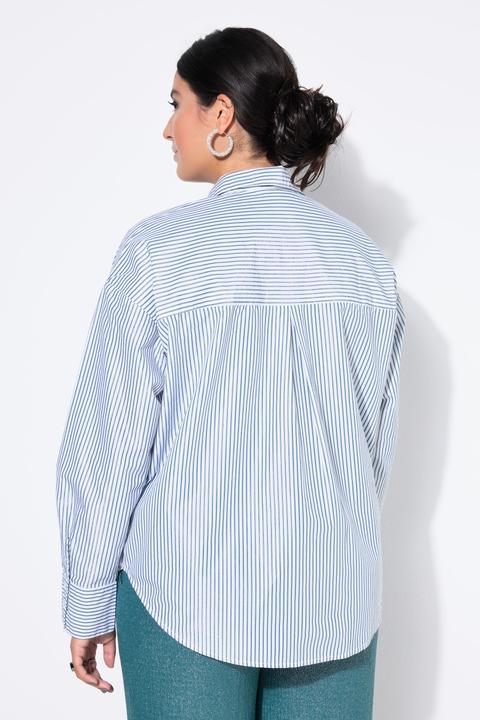 Immagine prodotto Studio Untold Camicia dal taglio oversize con righe glitterate (60)