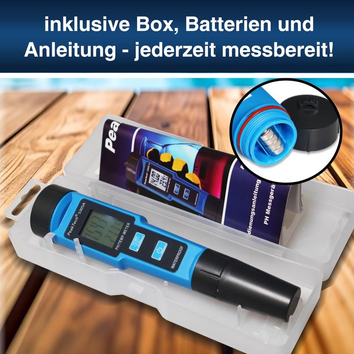 Image du produit Peaktech pH-Messgerät, 0... 14 pH, 0... 50°C