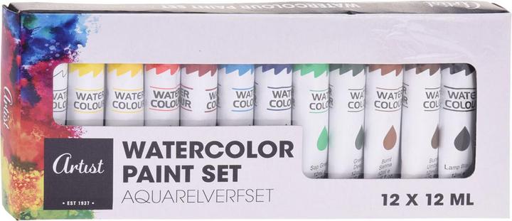 Produktbild Artist Aquarell, 12 Stk. (Aquarellfarbe, 12 ml)