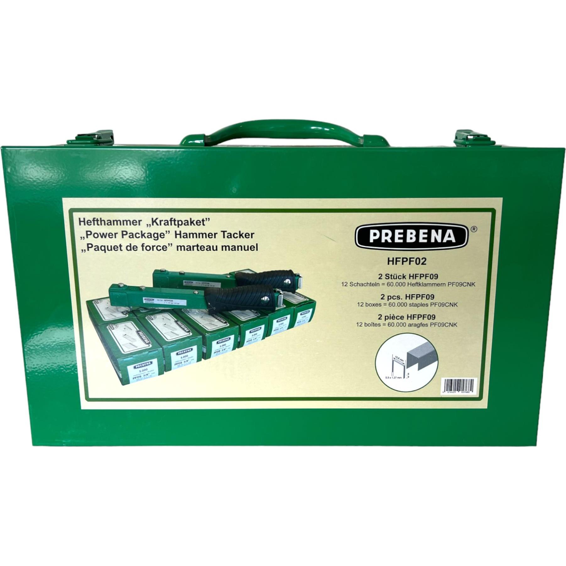 Thumbnail - Prebena, Werkzeugkoffer, Metall-Transportkoffer 430 x 255 x 110 mm + Universal Schaumstoffeinlage