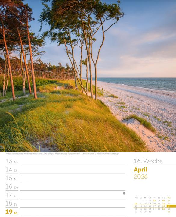 Produktbild Am Meer - Wochenplaner Kalender 2026