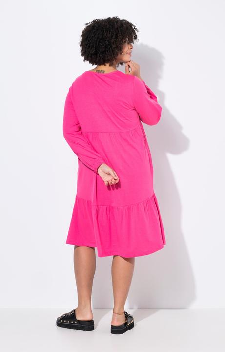 Produktbild Angel of Style Jerseykleid, A-Linie, Saum-Volant (58)