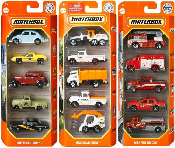 Productafbeelding Matchbox Geschenkset van 5 assorti