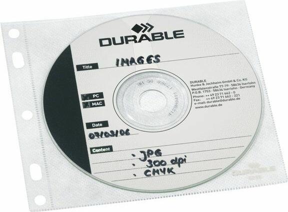 Durable CD/DVD COVER Pocket (CD, Plaques)