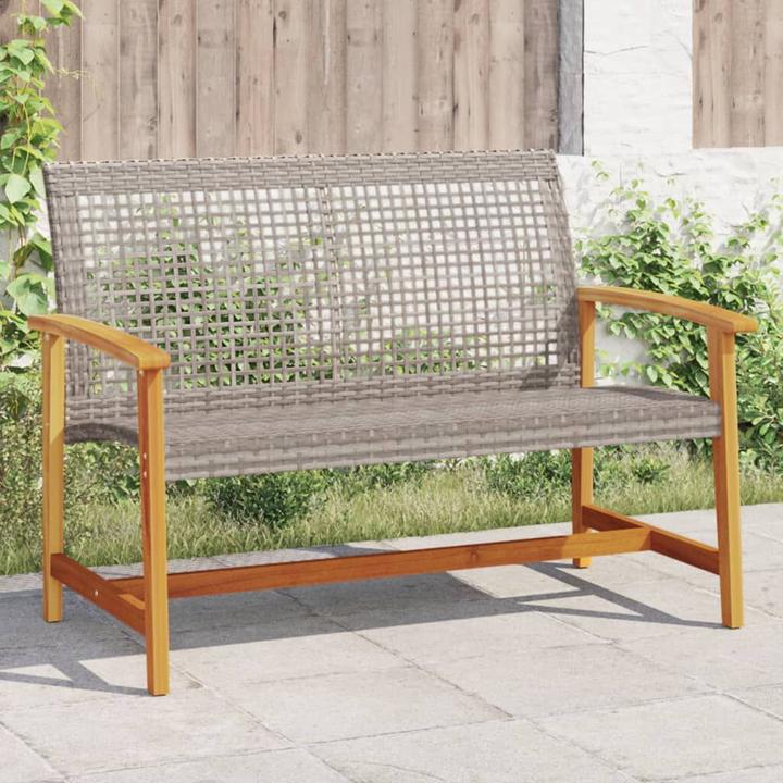 Actual product image vidaXL Garden bench 112 cm and