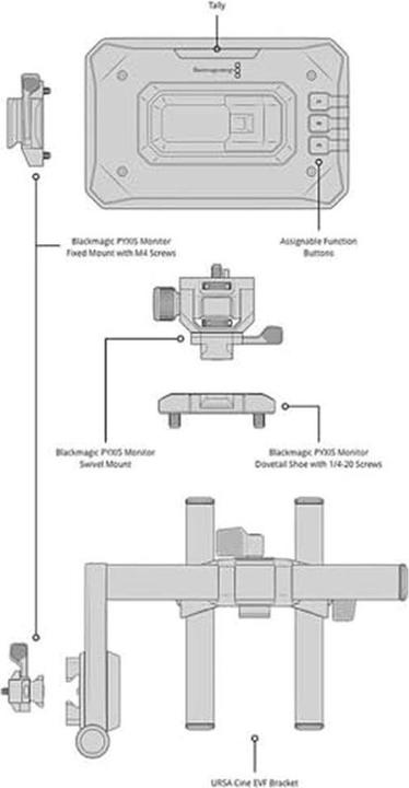 Produktbild Blackmagic PYXIS Monitor EVF Kit (5")