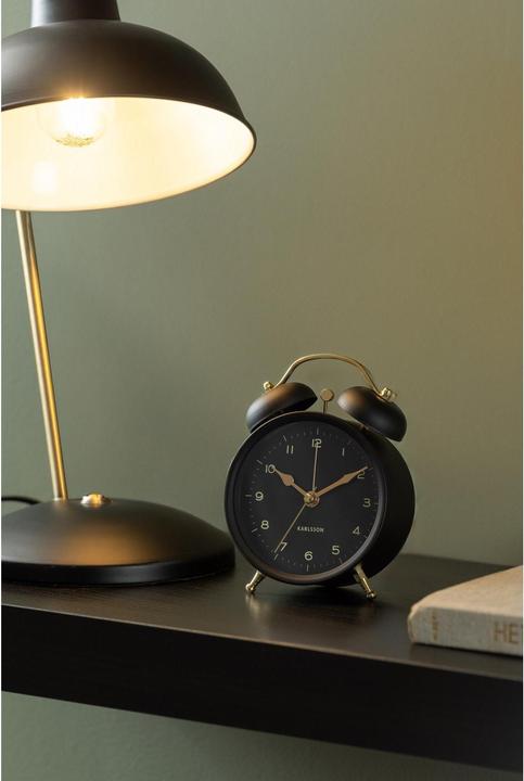 Actual product image Karlsson Classic alarm clock Twin Bell Black