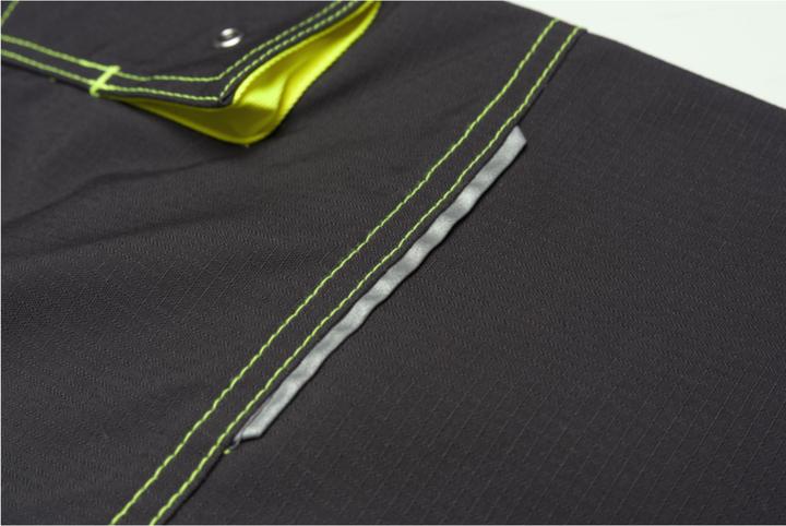 Produktbild Planam Kinderbundhose Junior Grösse 146/152 anthrazit/gelb (146)