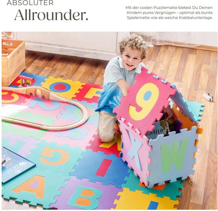 Image du produit tectake Tapis de casse-tête (31,5 x 31,5 x 1 cm)