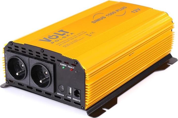 Volt Polska CONVERTITORE DI TENSIONE POLES SINUS PLUS 1500 12V / 230V 1000/1500W