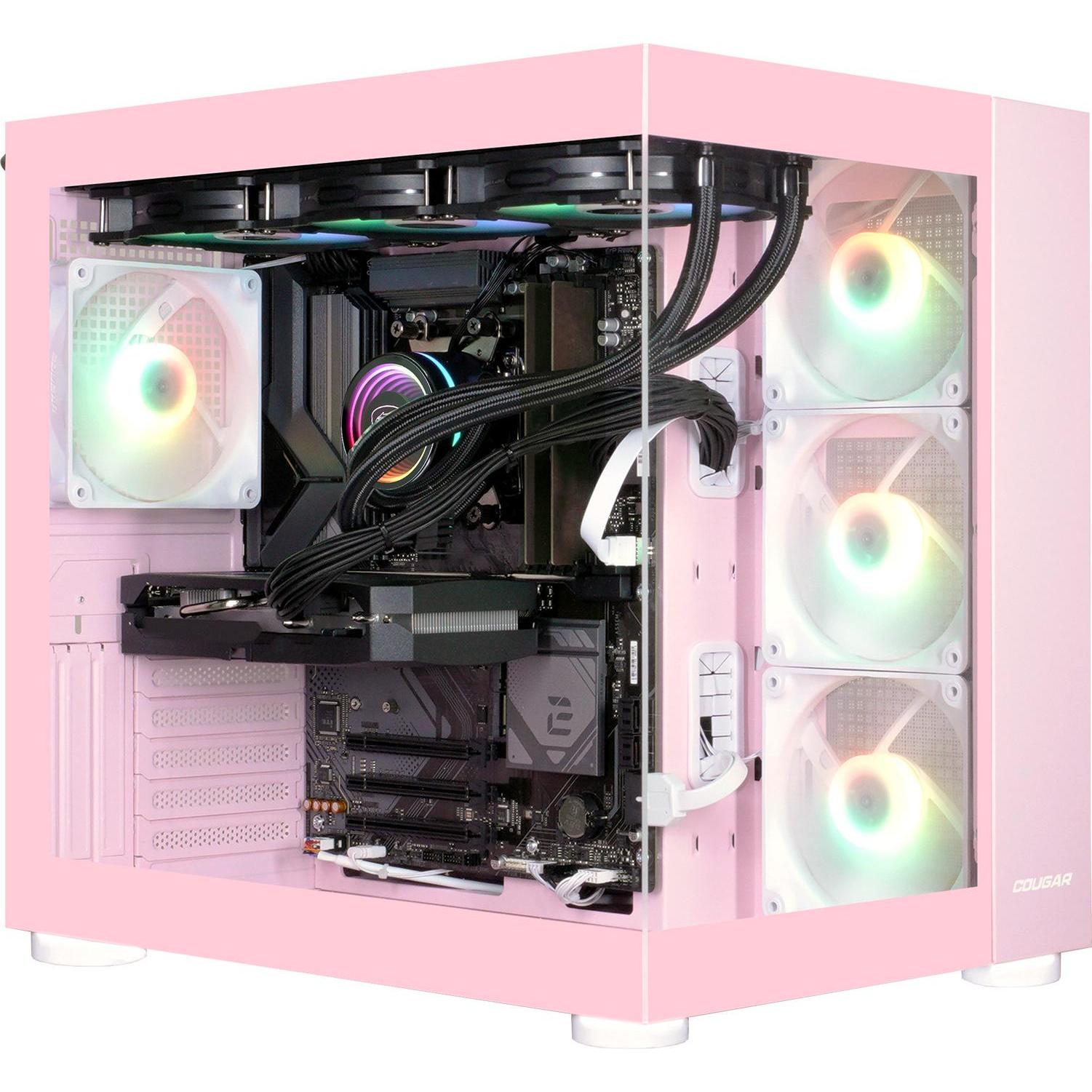 Cougar FV150 PK 8061 Ryzen 7 9700X WAK 32GB DDR5 1TB SSD RTX 5070 (1000 GB, 32 GB, GeForce RTX 5070), PC, Pink