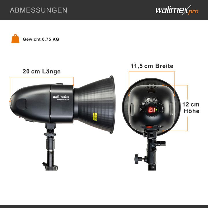 Actual product image Walimex pro Newcomer 100 II Set Double (100 W, Set)