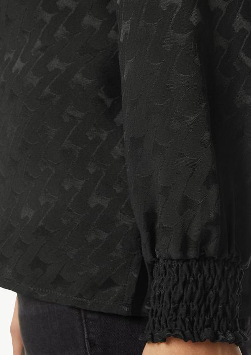 Produktbild Comma Bluse Viskosebluse mit Hahnentrittmuster (42)