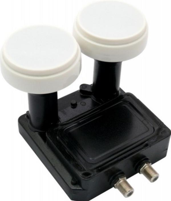 Produktbild inverto 77-118# Sat-Inverter-Monoblock-Doppelkonverter (Twin LNB, 23mm, 40mm)